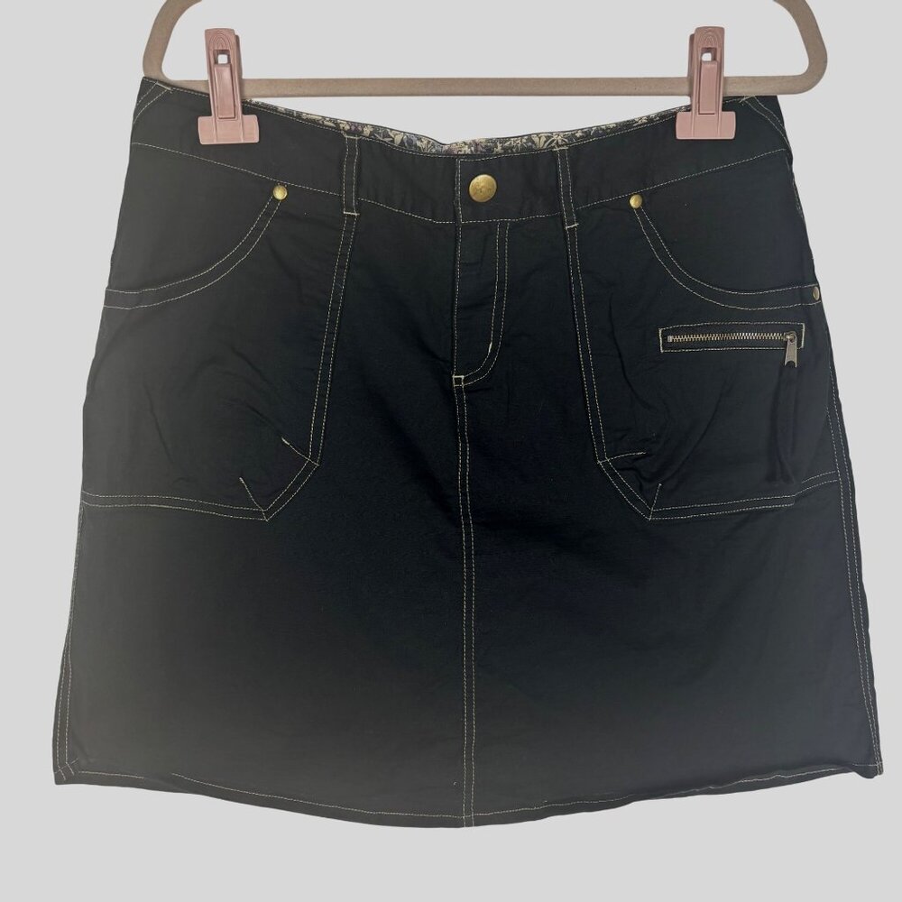 Athleta 14 Black Skort Skirt Athletic Outdoors Camping Hiking Athleisure